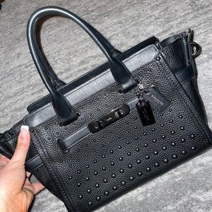 Authentic Studded Coach Bag